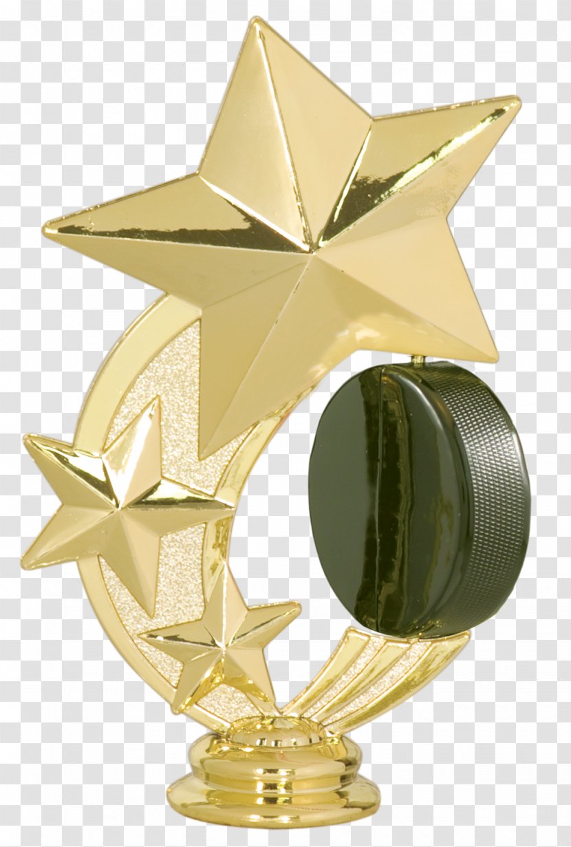 Trophy Award Commemorative Plaque Star Sport - Gold Figures Transparent PNG