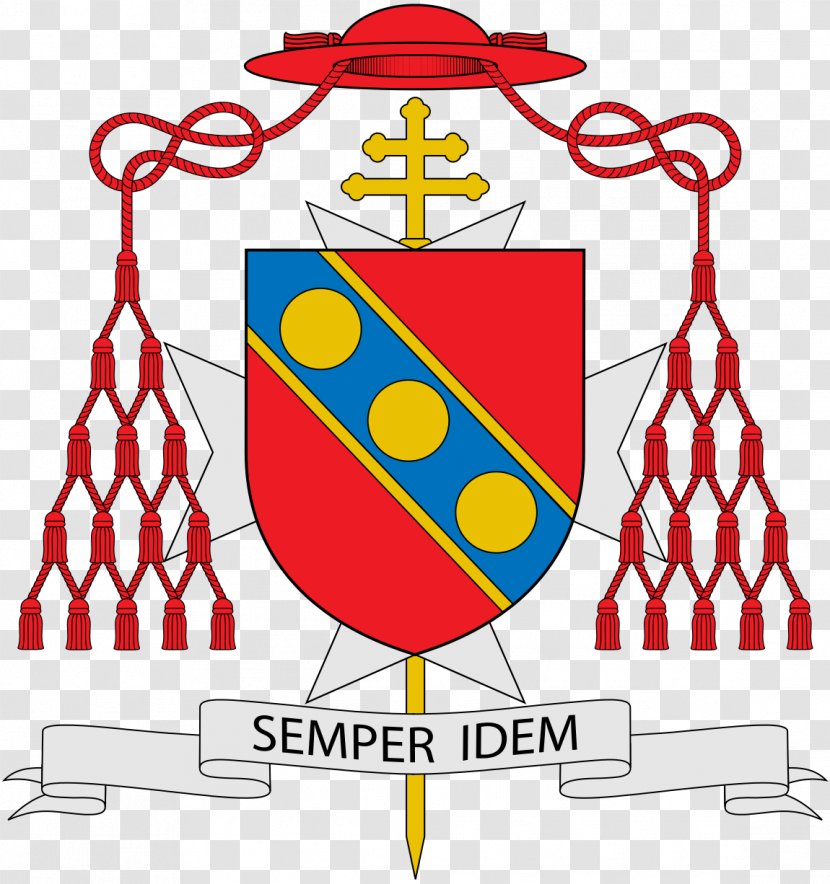 Coat Of Arms Santa Lucia Del Gonfalone Cardinal His Eminence Pope - Artwork - Raymond Leo Burke Transparent PNG