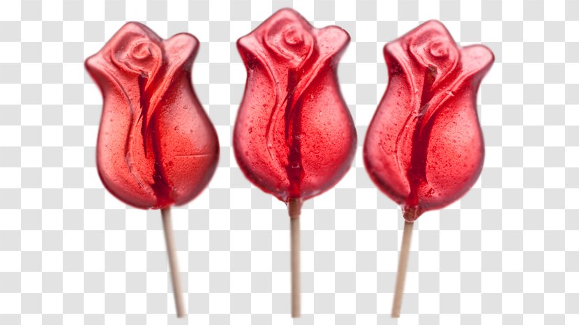 Chicken Lollipop Stick Candy Hard - Rose Transparent PNG