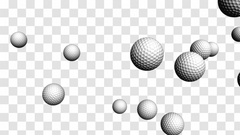 Golf Balls Sports Clip Art - Black And White Transparent PNG