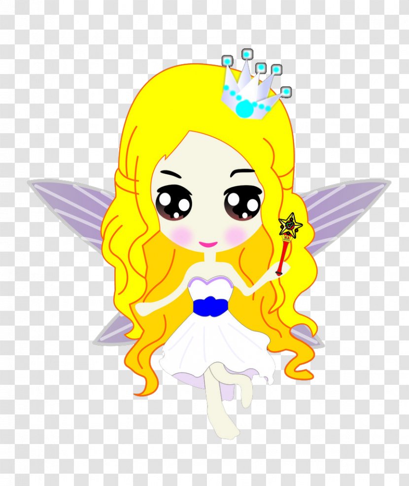 Illustration - Cartoon - Little Fairy Transparent PNG