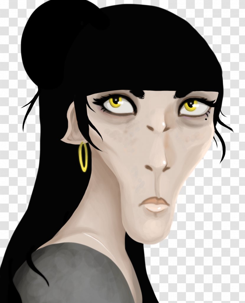 Nose Eyebrow Cheek - Sad Mother Transparent PNG