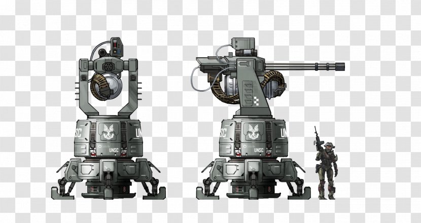 Halo: Reach Halo 4 5: Guardians Gun Turret - Missile - Heavy Weapon Transparent PNG