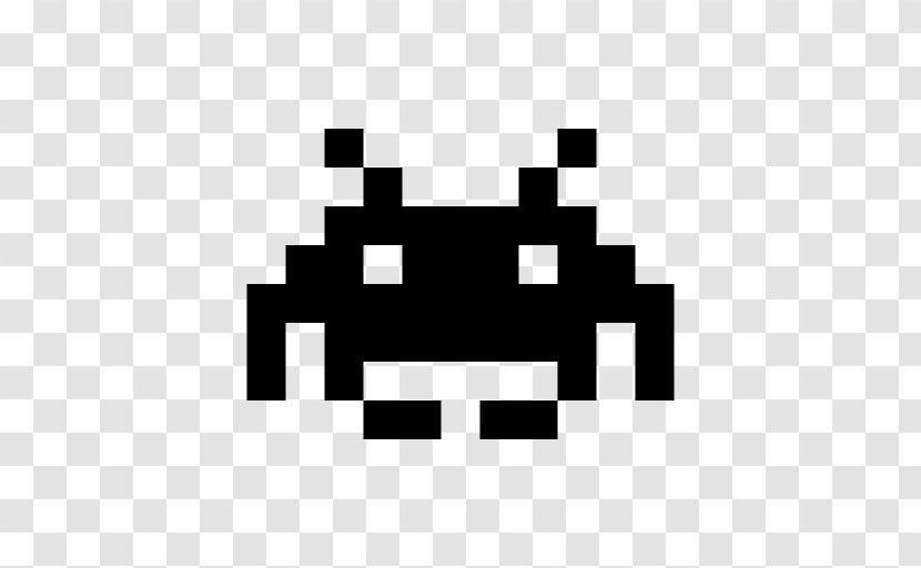 Space Invaders Video Game Arcade - Black Transparent PNG