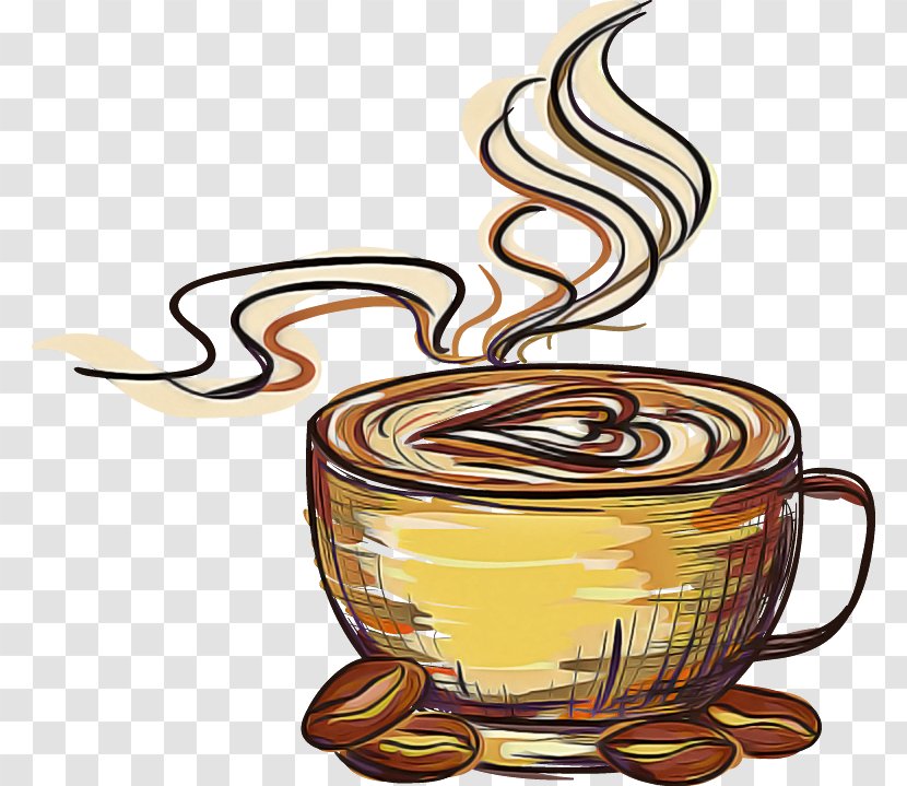 Coffee Cup - Drink - Drinkware Latte Transparent PNG