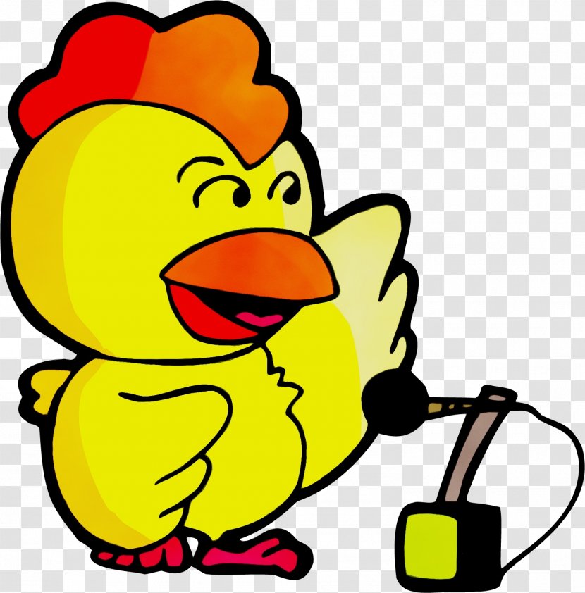 Yellow Cartoon Clip Art Bird Ducks, Geese And Swans - Rubber Ducky Finger Transparent PNG