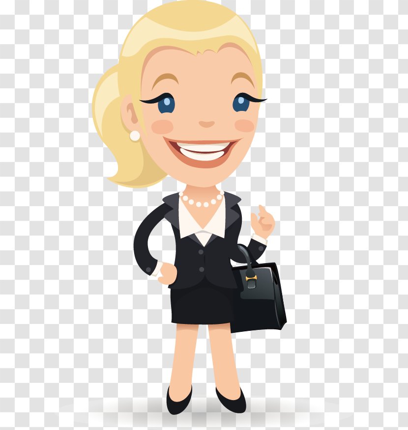 Animation Dessin Animxe9 Cartoon Illustration - Watercolor - Business Women Transparent PNG