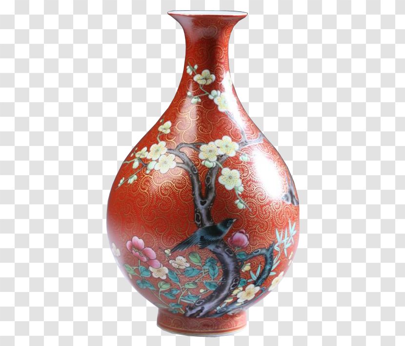 Vase Ceramic Pottery - Porcelain - Retro Transparent PNG