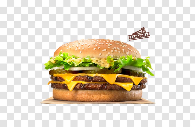 Big King Hamburger Whopper BK XXL Cheeseburger - Burger Transparent PNG