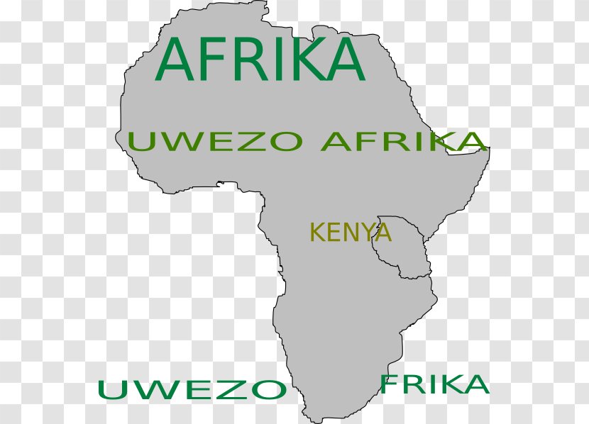 Clip Art Green Line - Area - Afrika Transparent PNG