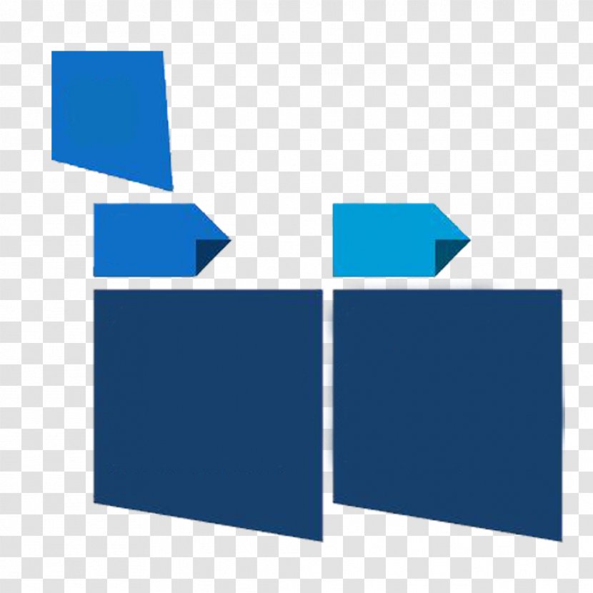 Polygon Icon - Computer Graphics - Decorative Blue PPT Transparent PNG