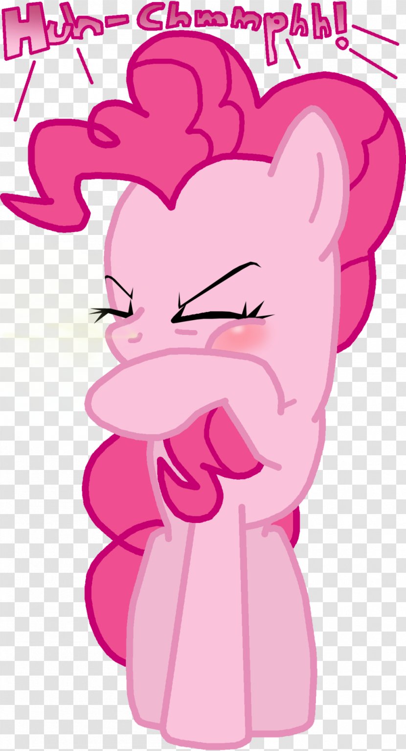 Pinkie Pie Rainbow Dash Applejack Art Nose - Silhouette - Sneeze Transparent PNG