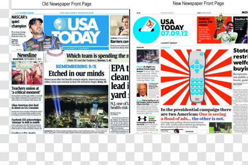 United States USA Today Newspaper Local News Gannett Company - Journalism Transparent PNG