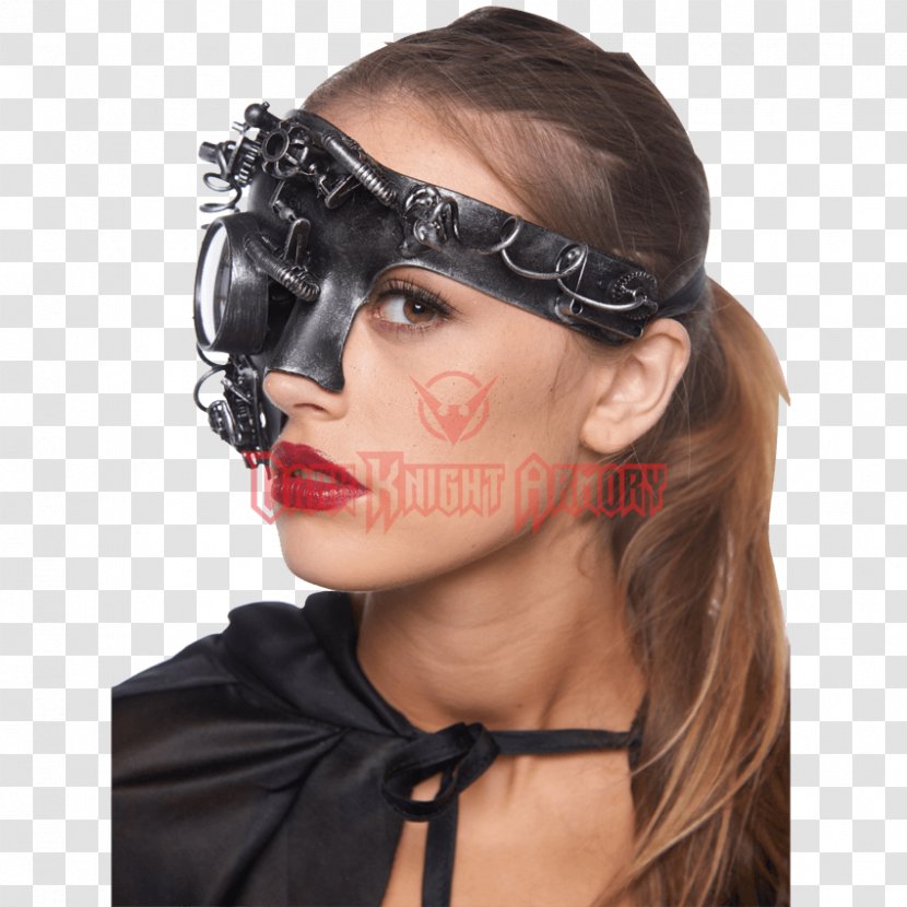 Goggles Glasses Chin Mask - Monocle Steampunk Transparent PNG