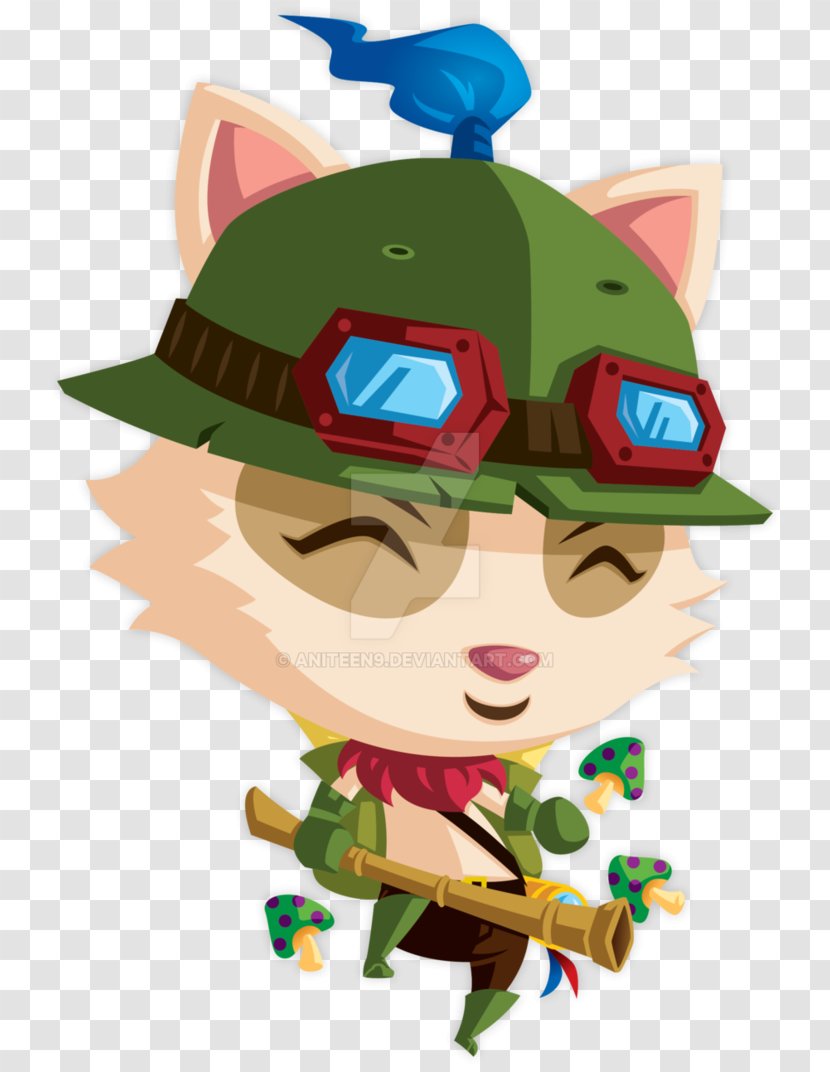 Character Fiction Clip Art - Fictional - Teemo Transparent PNG
