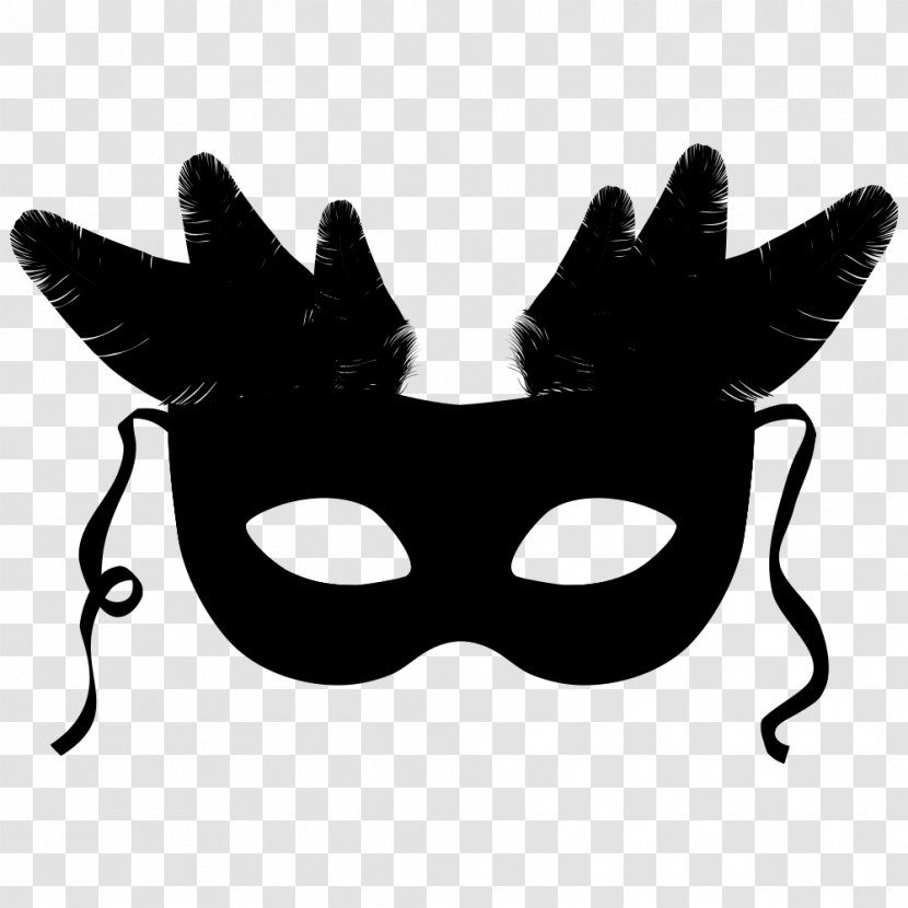 Whiskers Clip Art Mask Snout Black M - Personal Protective Equipment Transparent PNG