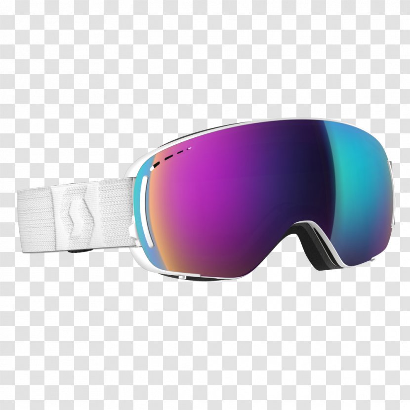 Goggles Gafas De Esquí Color White Lens - Magenta - Ski Transparent PNG