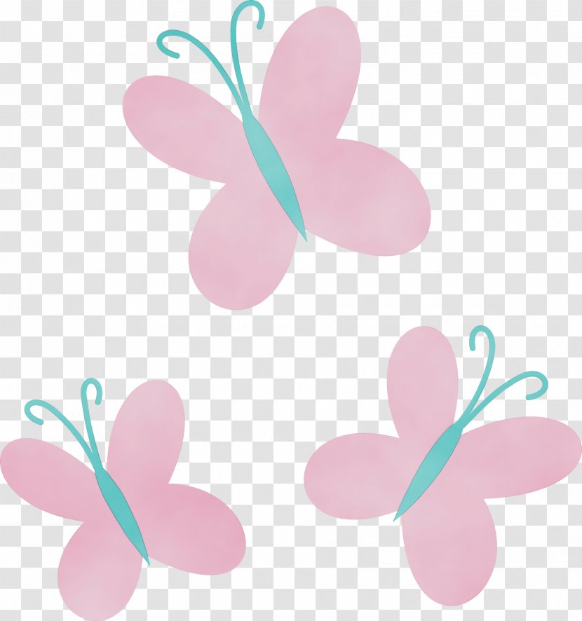 Pink Butterfly Moths And Butterflies Pollinator Petal Transparent PNG