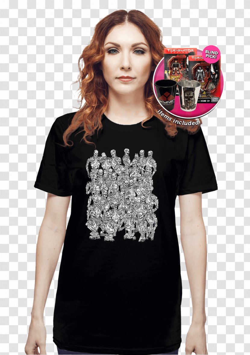 T-shirt Clothing Top Sleeve - Printed Tshirt Transparent PNG