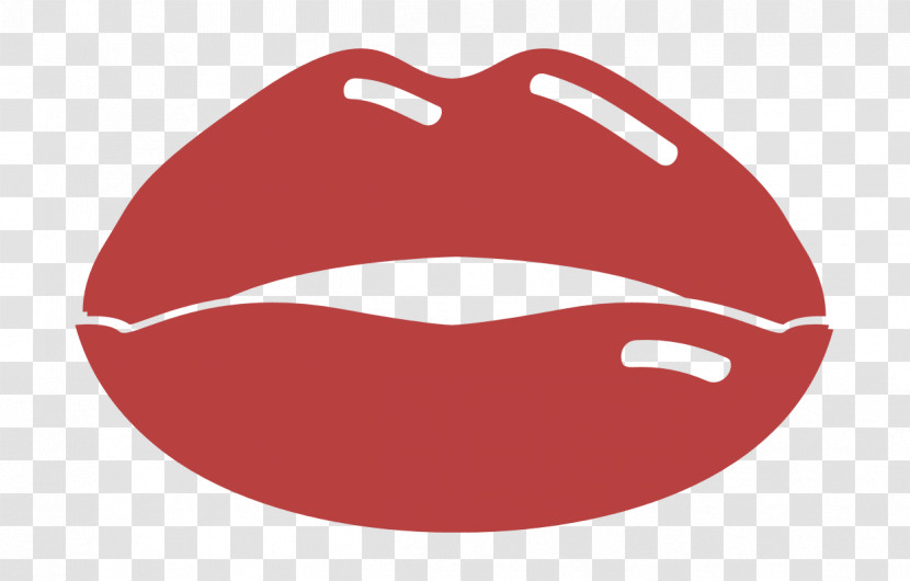 Fashion Icon Lipstick Icon Plump Lips With Gloss Icon Transparent PNG