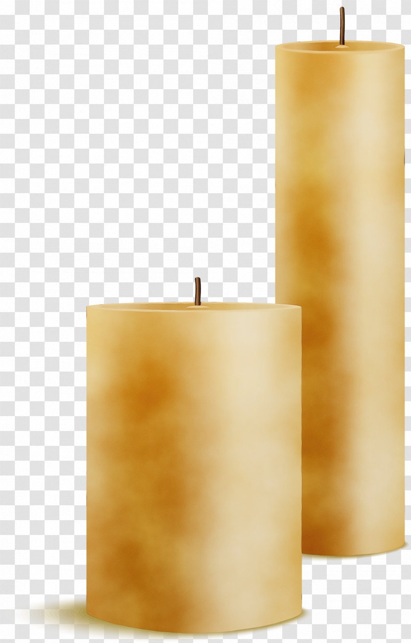 Lighting Candle Wax Cylinder Material Property Transparent PNG