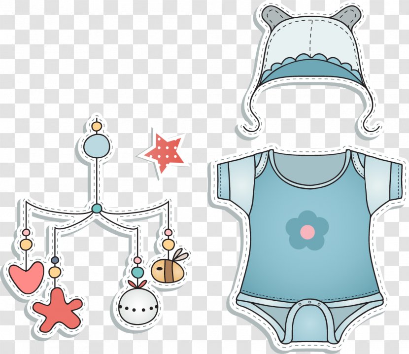 Clothing Infant Clip Art - Baby Clothes Hangers Vector Elements Transparent PNG