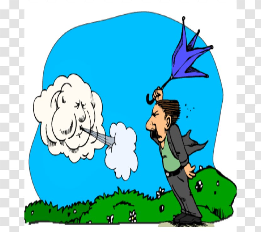 Wind Meteorology Weather Clip Art - Drawing - Windy Picture Transparent PNG