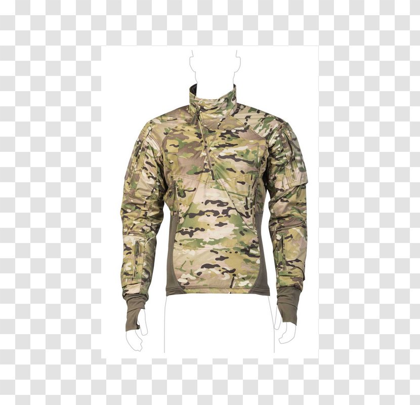 T-shirt Army Combat Shirt Military MultiCam - Camouflage Transparent PNG