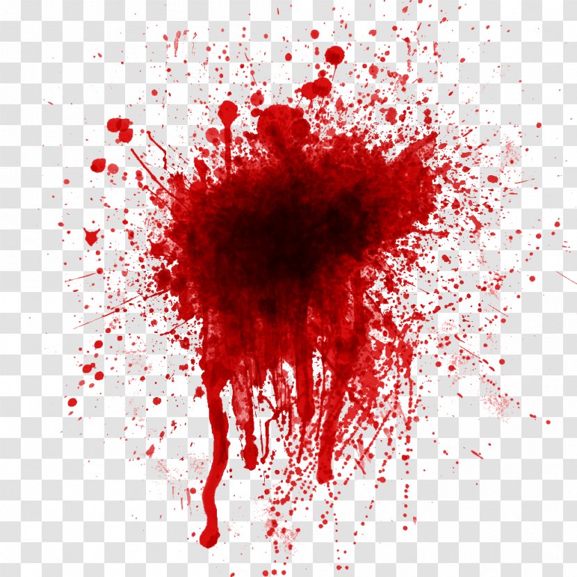 T-shirt Blood Art Clip - Drop Transparent PNG