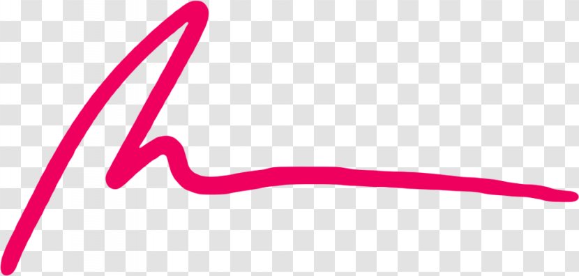 Line Pink M Finger Clip Art - Logo - Hand Written Transparent PNG