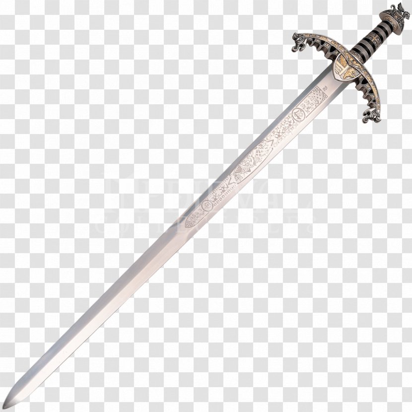 Classification Of Swords Knightly Sword Gladius Middle Ages - Cold Weapon - Medieval Transparent PNG