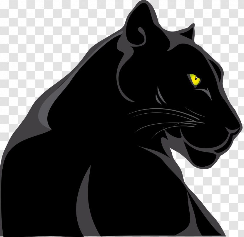 Black Panther Leopard Felidae Jaguar Animal - Silhouette Transparent PNG