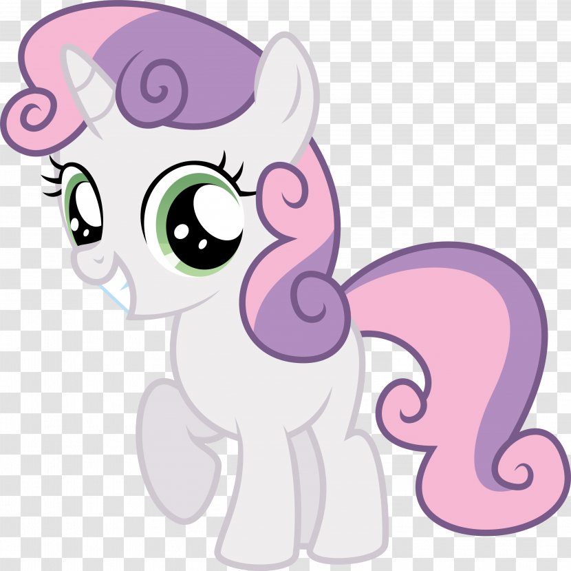 Sweetie Belle Pony Rarity Pinkie Pie Rainbow Dash - Cartoon Transparent PNG