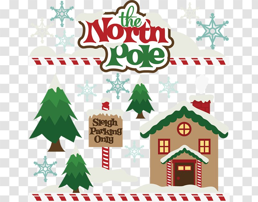 North Pole Santa's Workshop Santa Claus Clip Art - Holiday - Postmark Vector Transparent PNG