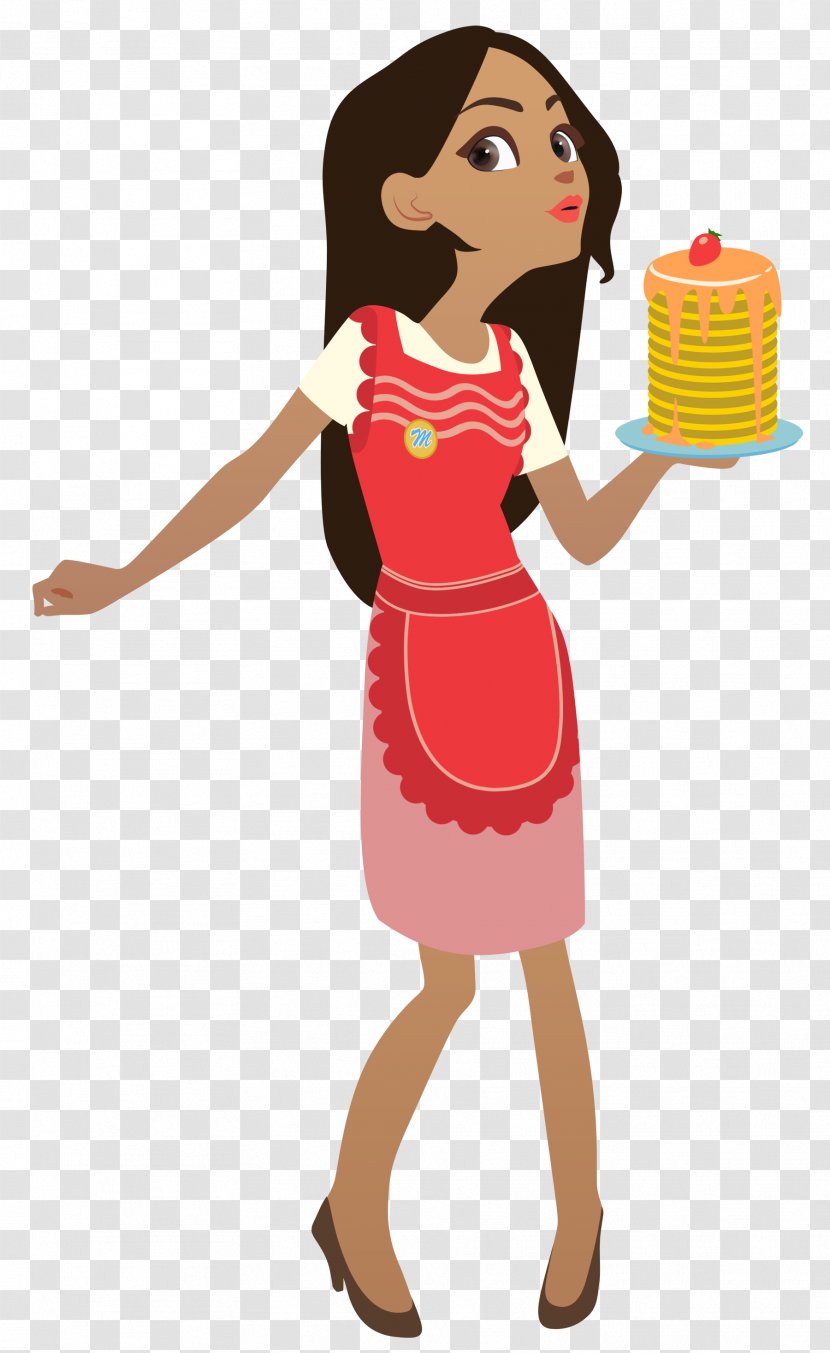 Cartoon Female Clip Art - Flower - Chef Transparent PNG