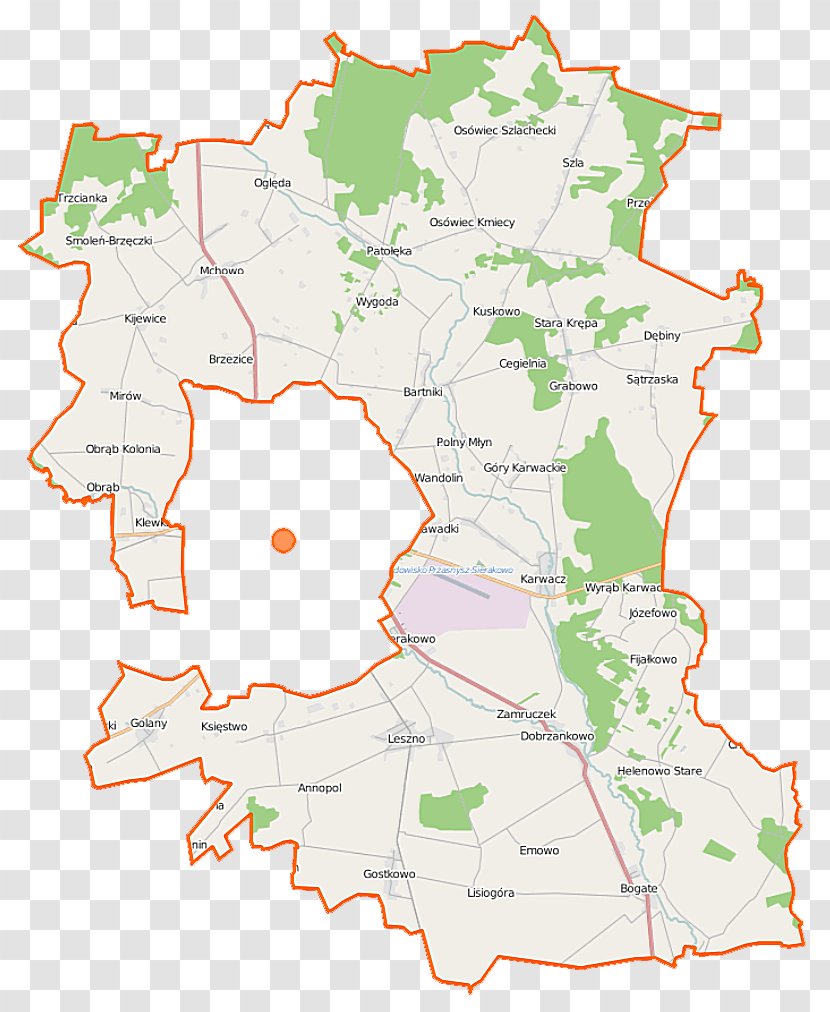 Bartniki, Przasnysz County Wygoda, Karwacz, Masovian Voivodeship Sątrzaska - Land Lot - Maps Transparent PNG