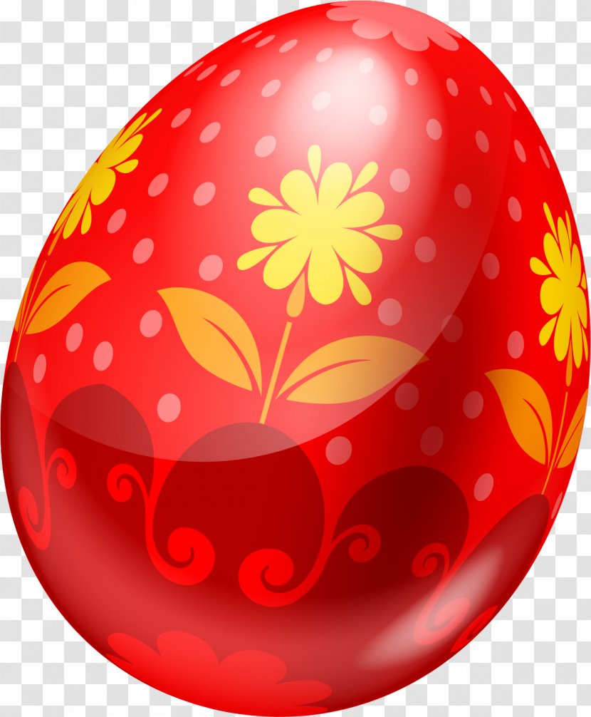 Light Red Color - Sphere - Hand Painted Eggs Transparent PNG