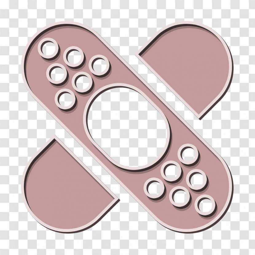 Band Aid Forming A Cross Mark Icon Medical Icon Medicine Icon Transparent PNG