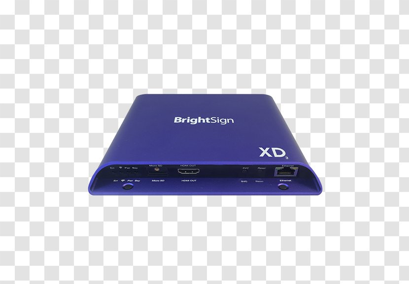 BrightSign HD223 XD233 XT1143 XT243 Digital Signs - Multimedia - Signage Solution Transparent PNG