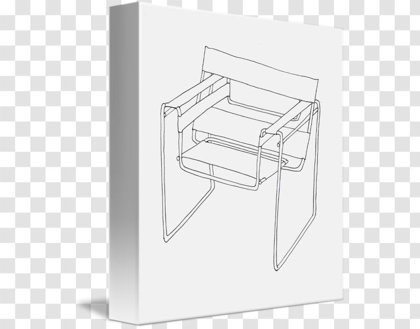 Wassily Chair Drawing Table - Furniture - Realistic Almond Transparent PNG