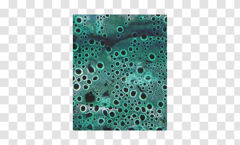 Turquoise Organism - Green - All Over Print Transparent PNG