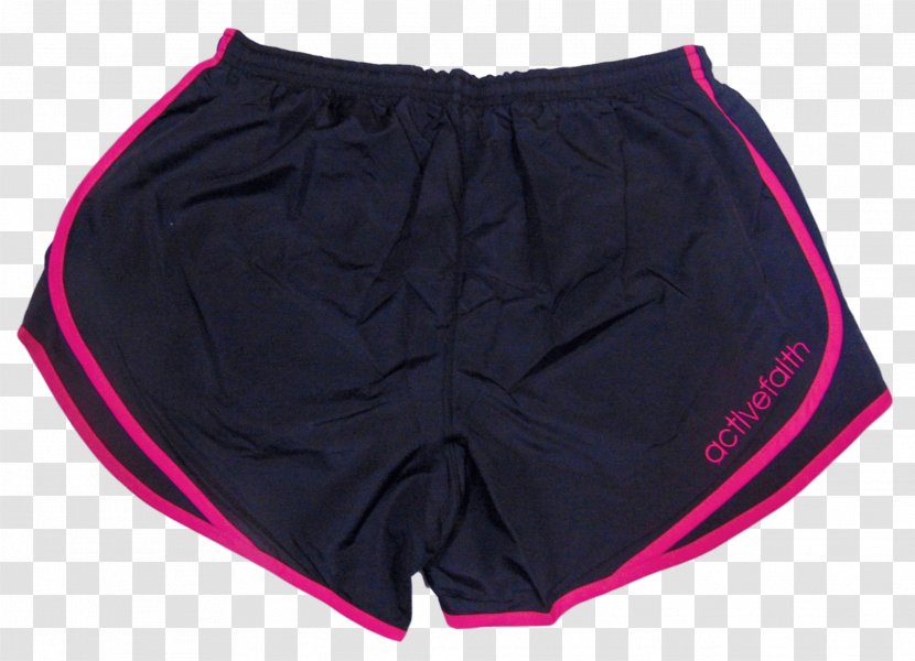 Swim Briefs Trunks Underpants Swimsuit - Purple - Woman Running Transparent PNG