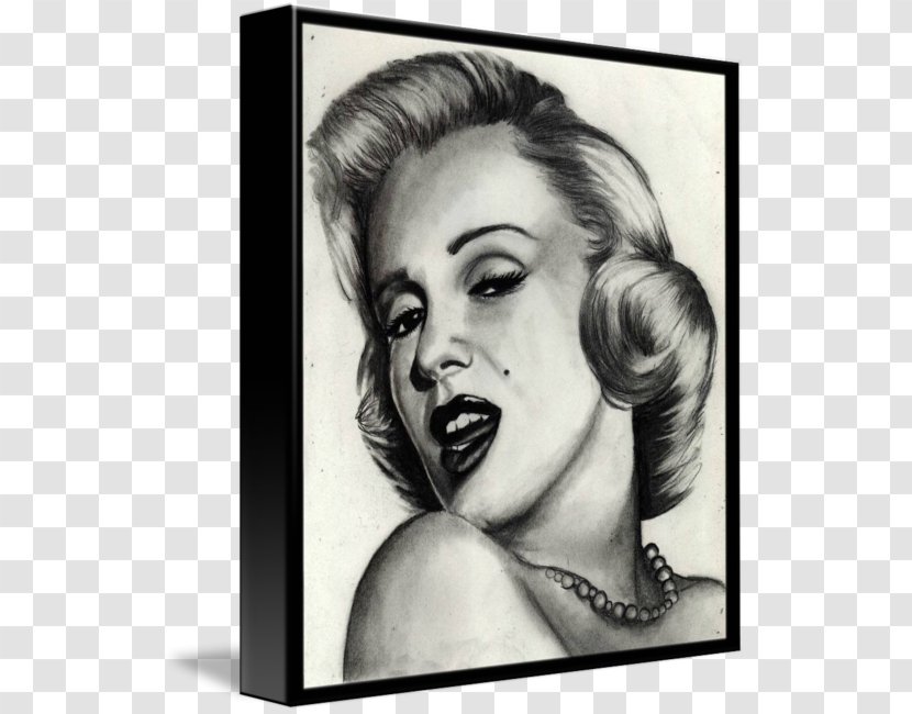 Drawing Marilyn Monroe Colored Pencil Sketch - Eyebrow Transparent PNG