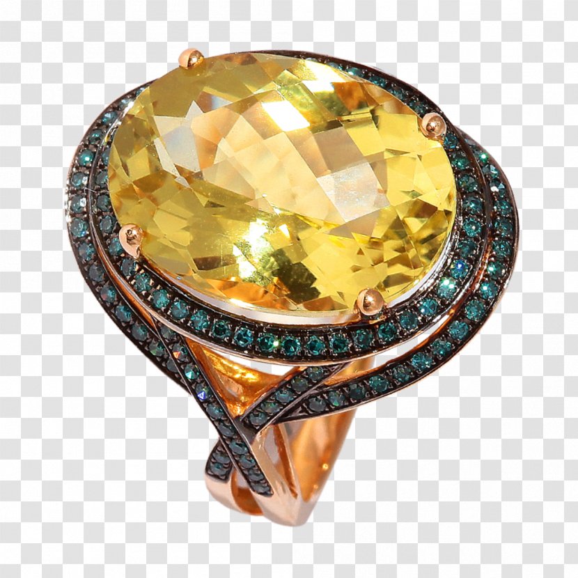 Gemstone Amber - Ring Transparent PNG
