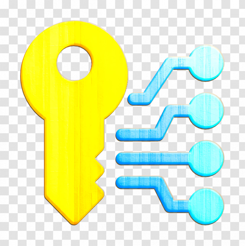 Data Security Icon Keyword Icon Transparent PNG