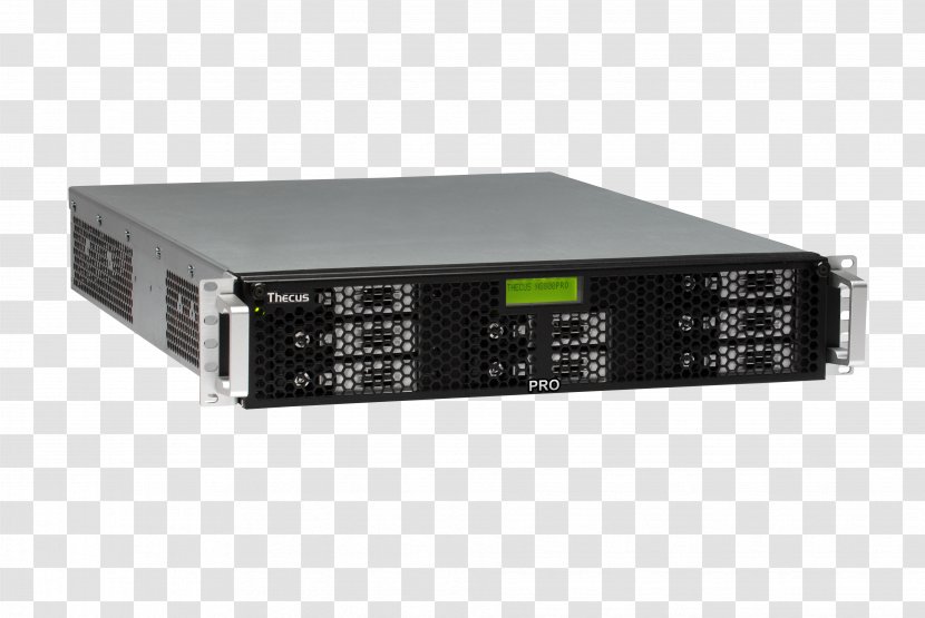 Thecus N8810U-G G850 Network Storage Systems Hard Drives Data - Intel Core - 19inch Rack Transparent PNG