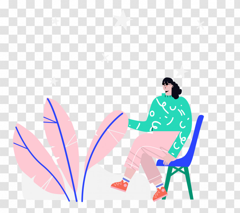 Coffee Time Woman Lady Transparent PNG