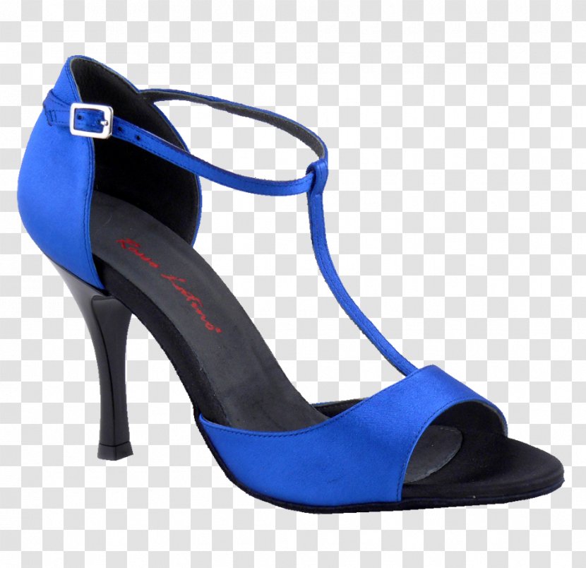 Blue High-heeled Shoe Sandal Mule Transparent PNG