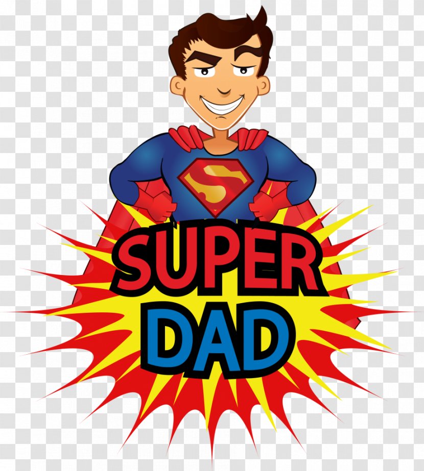 Father Clip Art Cartoon Vector Graphics Superman - Son Transparent PNG
