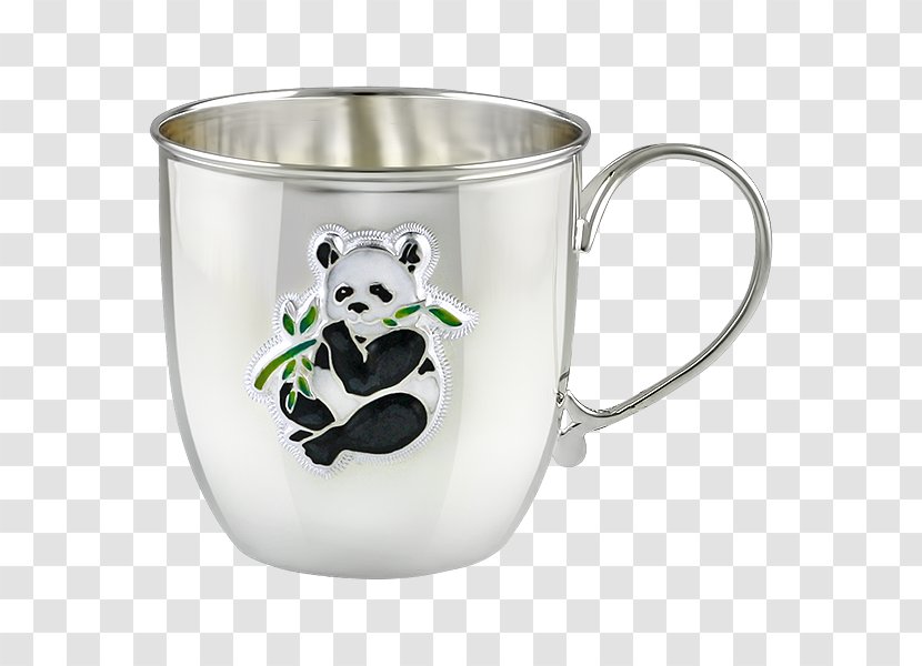 Silver Teacup Mug Fineness Tableware - Material Transparent PNG